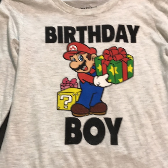 Worn once! Mario Brother’s long sleeve - Picture 2 of 3
